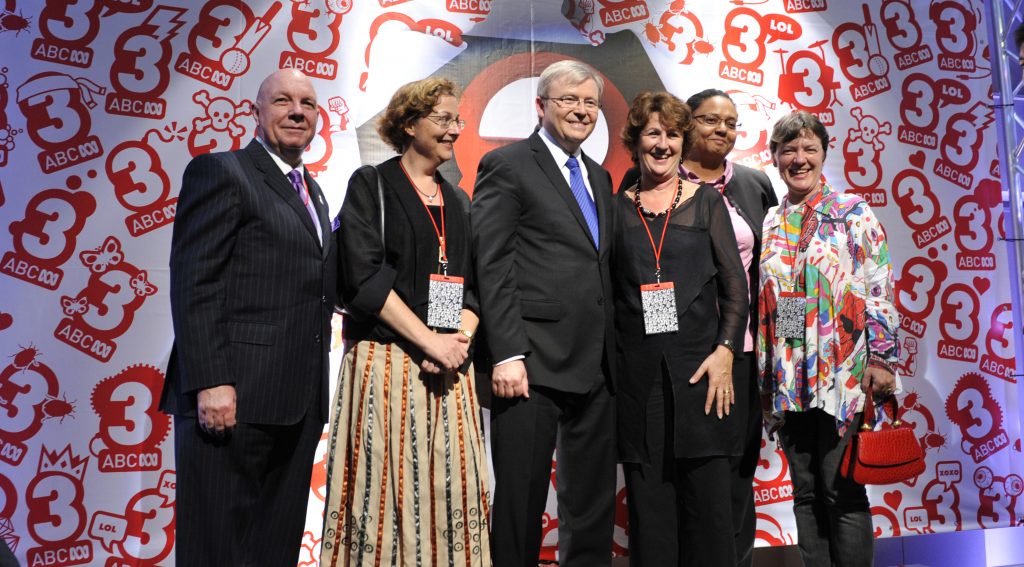 2009s ABC3 launch with former PM Kevin Rudd