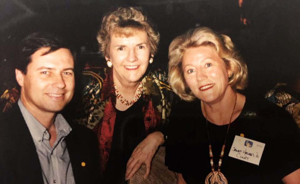 Hazel Hawke and ACTF Board Chairman Janet Holmes A` Court